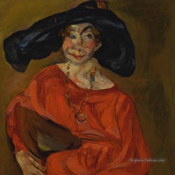 La femme dans l’expressionnisme rouge de Chaim Soutine Peinture à l'huile